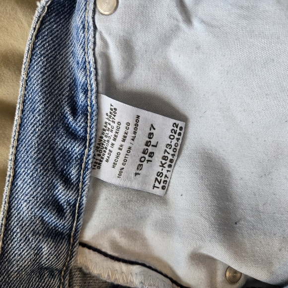 VTG Riders Denim Womens Straight Leg Blue Jeans - Picture 6 of 11